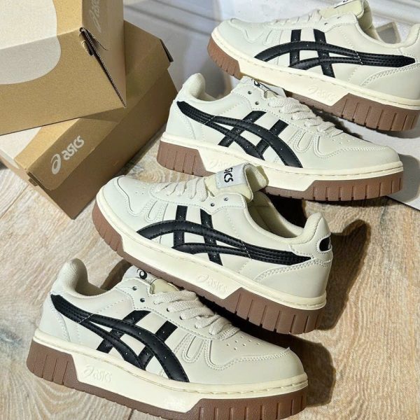 Giày Thể Thao Asics Kem Đen + Kem Xám Mẫu Mới Thiết Kế Độc Lạ Hàng Hot Trend Giày Thể Thao Asics Kem Đen + Kem Xám Mẫu Mới Thiết Kế Độc Lạ Hàng Hot Trend