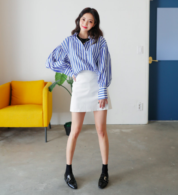 Muôn kiểu kết hợp giày bệt cho nàng thêm duyên dáng